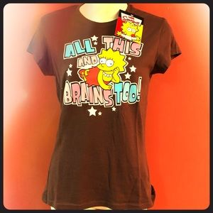 The Simpsons Lisa size small NWT shirt